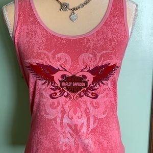 Harley Davidson tank size L peach